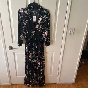 INC floral flowy dress size 18